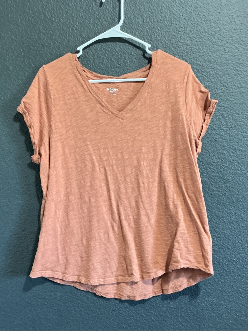 Old Navy Women's V-Neck Short Sleeve Tee - Terracotta